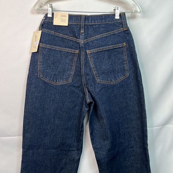 Universal Thread Vintage Straight stretch dark wash blue jeans size 2 NWT - Picture 9 of 12